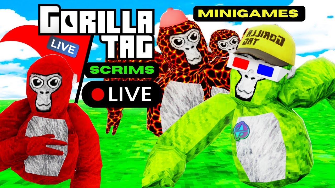 GoRillA TaG LiVe MiniGames & SCIMS #gorillatag #gtag #Livestream