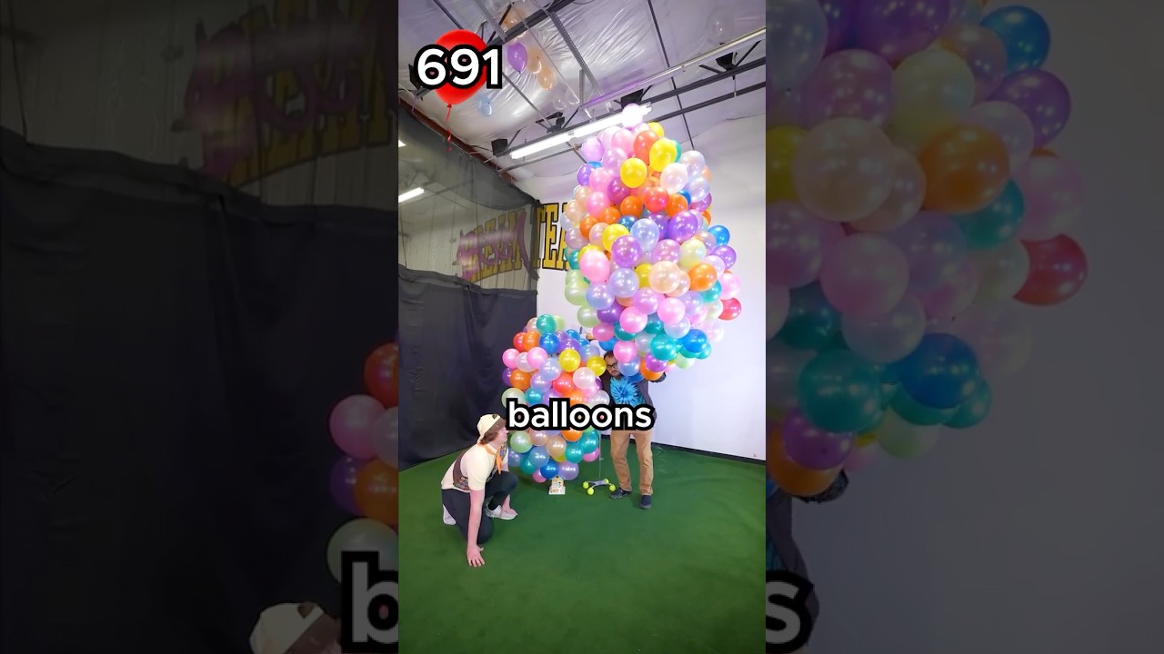 How Many Balloons To Make A Small House Fly?
