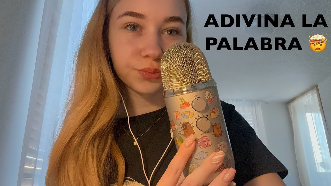 ASMR ADIVINA La Palabra SILENCOSA 🤔