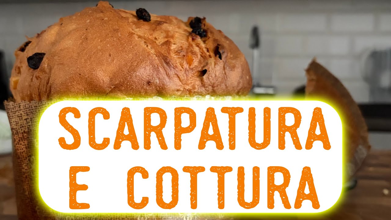 Panettone Tradizionale In Diretta: scarpatura e cottura - Terza Parte 
