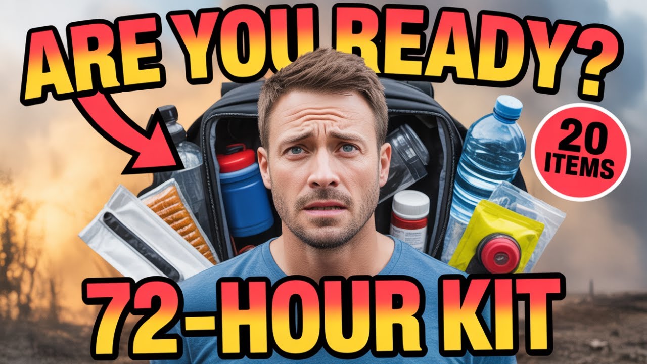 20 ITEMS You NEED in a 72 Hour Survival Kit! A Look INSIDE our ACTUAL bags!