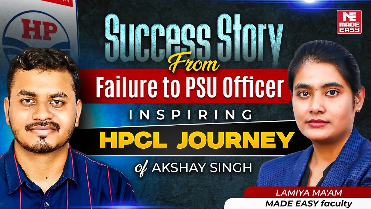 PSU Success Story 🔥 | HPCL Engineer Akshay Singh | GATE + PSU Strategy | MADE EASY