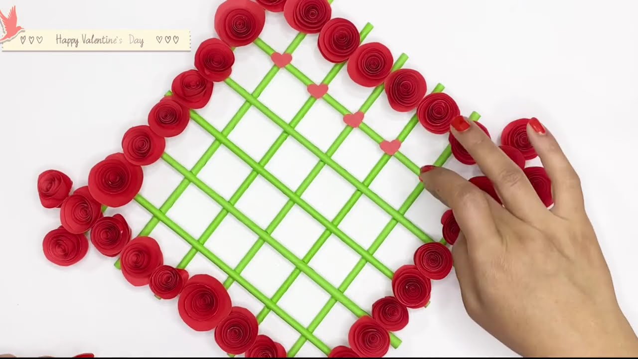 DIY Wall hanging craft ideas for Valentines Day | Wall hanging | Paper craft 