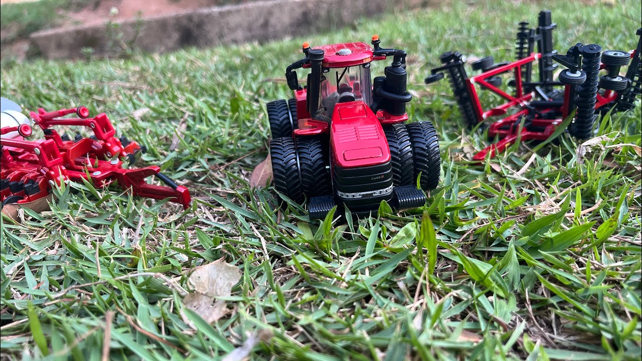(UMBOXING)Do nosso novo trator Case Steiger 580, plantadeira e grade niveladora 