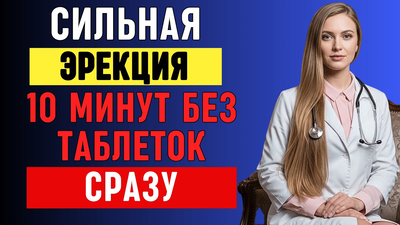 СИЛЬНАЯ ЭРЕКЦИЯ ЗА 10 МИНУТ БЕЗ ТАБЛЕТОК И ХИМИИ — ПРОВЕРЕННЫЙ МЕТОД