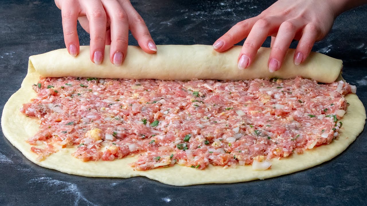 Ich koche keine pasteten mehr mit fleisch! Diese brötchen mit hackfleisch sind lecker