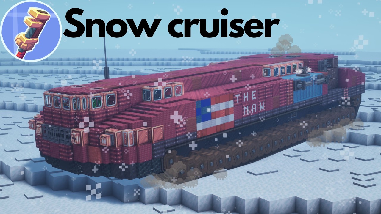 I Built a MASSIVE Snow Cruiser in Minecraft!