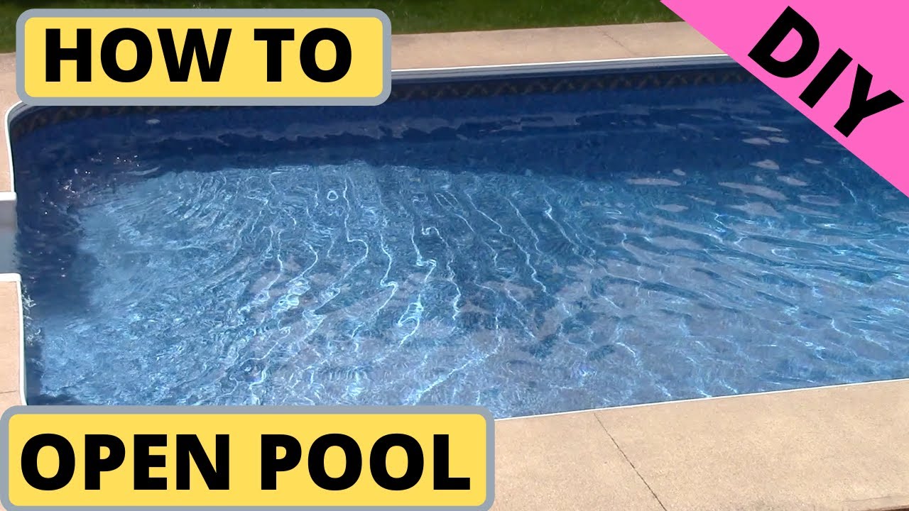 How To Open Pool with Sand Filter.DIY