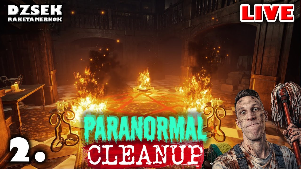 🔴 Paranormal Cleanup - 2. Rész - Átlagós takarítós meló