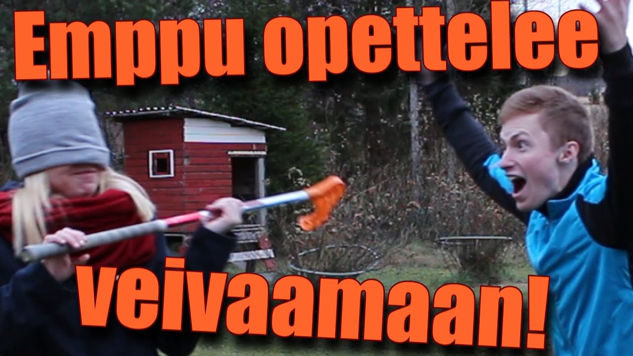 Emppu opettelee veivaamaan!