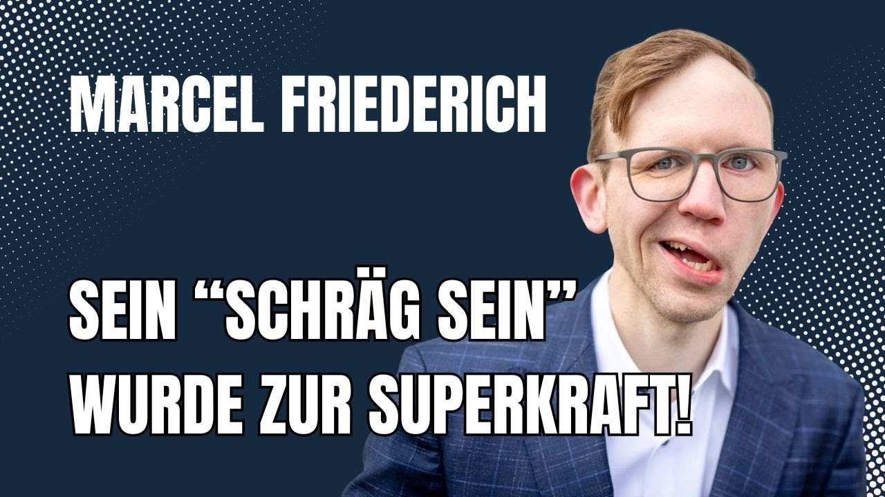 Schräg und stolz darauf: Sportjournalist und Autor Marcel Friederich über seinen Mut zum Anderssein