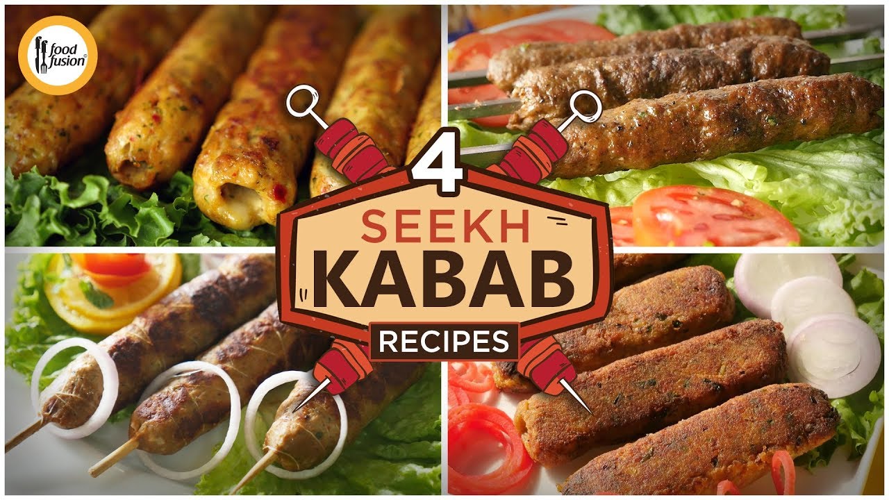 4 Seekh Kabab Recipes By Food Fusion (Ramzan Special Recipes)