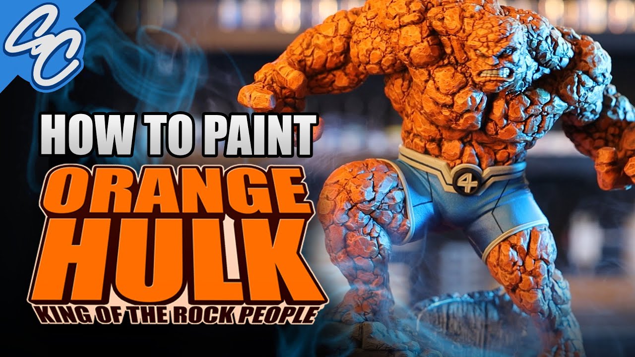 How To Paint ORANGE HULK!