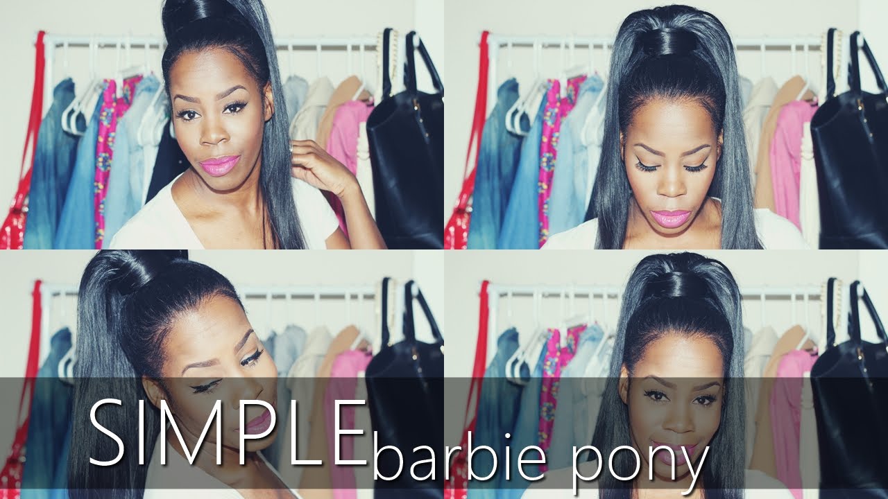 Barbie-Esque Ponytail Tutorial!