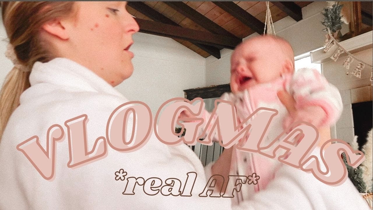 *UNEDITED* DAY IN MY LIFE WITH A NEWBORN ps lots of crying| VLOGMAS