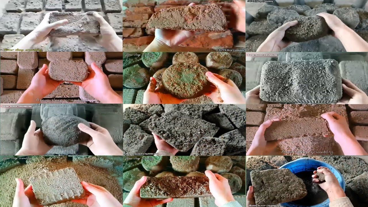 ASMR Edits ASMR Random Crumbling | No Talking | Extreme Crunch🥰||Various Textures Crumbling✨💥