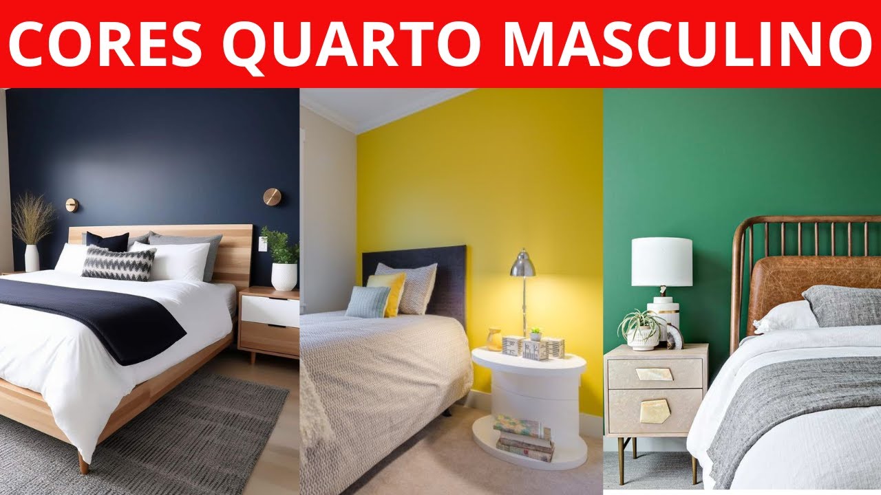 20 IDEIAS DE CORES PARA QUARTO MASCULINO 2025 | Melhor cor para quarto masculino MELHORES CORES
