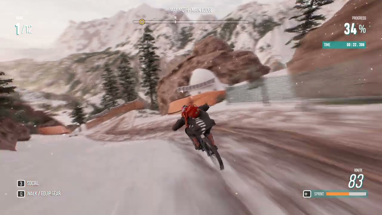 Rider's Republic The Swell Downhill Event - Finish Under 01:04:000