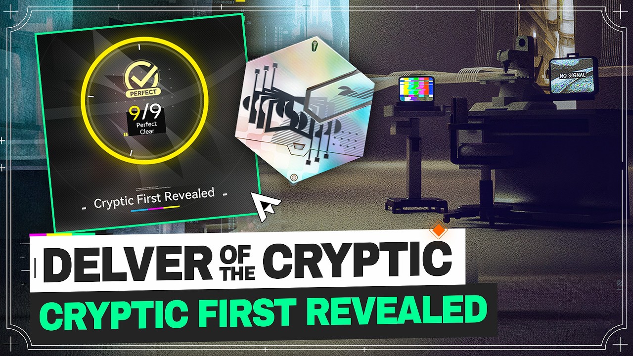 All 9 Levels in Cryptic First Revealed | Delver of the Cryptic - Trim Medal【Arknights: Endfield】