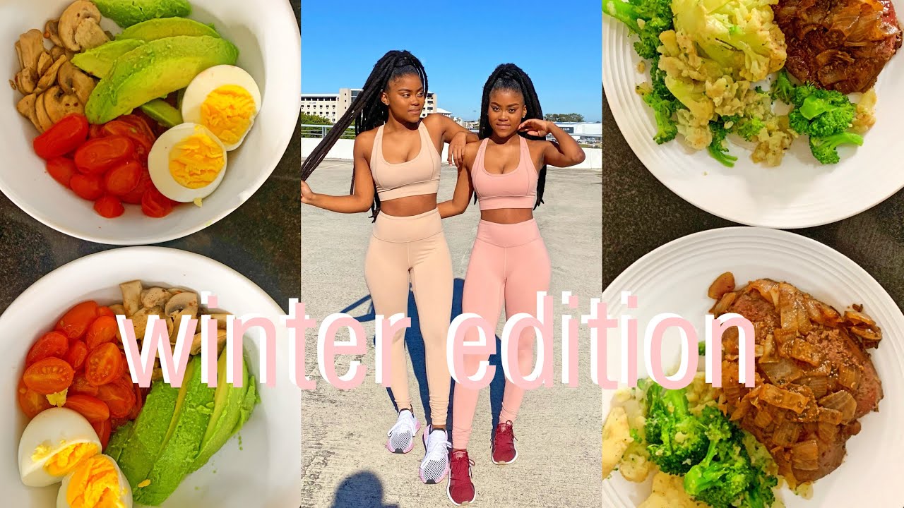 WHAT WE EAT IN A DAY - winter/warm meals | Sobekwa Twins