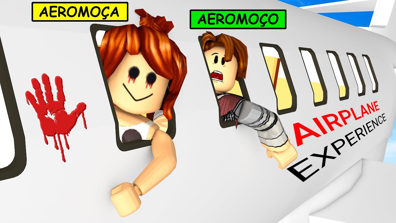 A EXPERIÊNCIA DO AVIÃO ft CRIS MINEGIRL (Roblox The Airplane Experience)