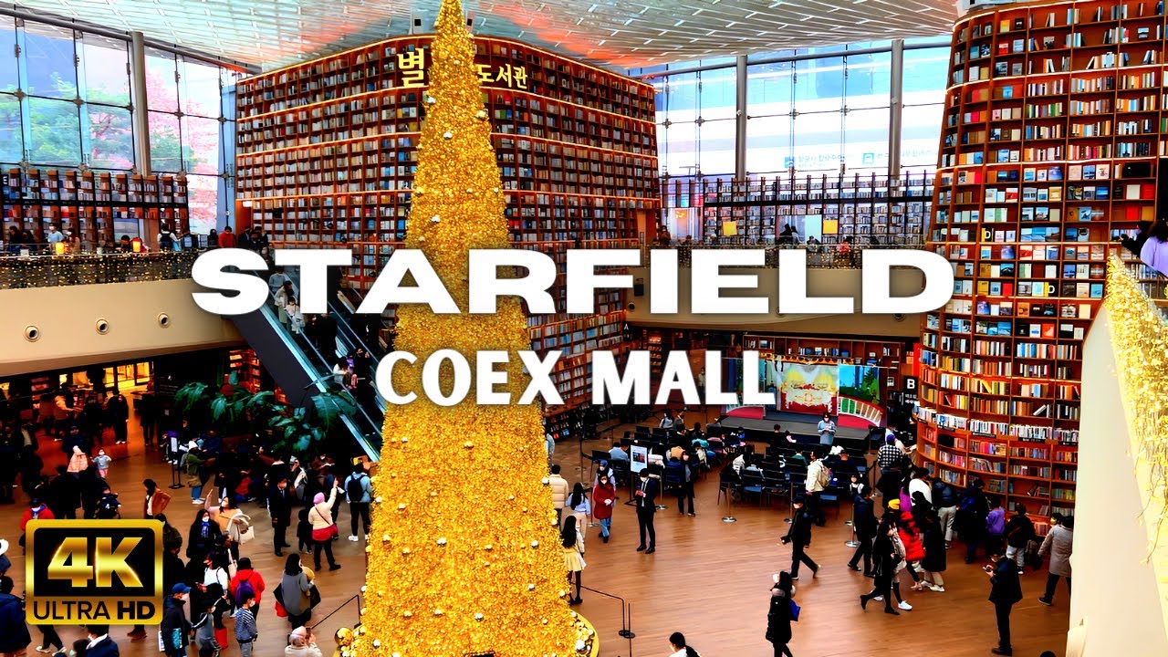 Best Shopping Mall in South Korea  - STARFIELD COEX MALL - Starfield Library
