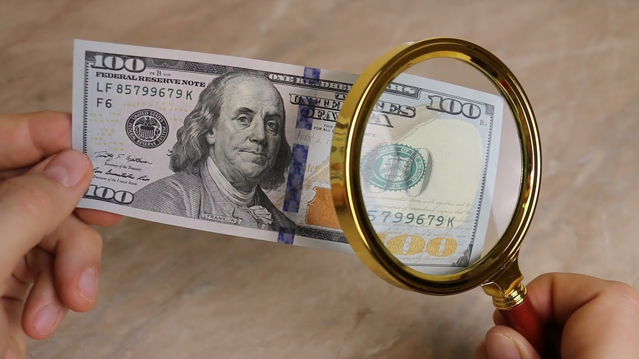 100 долларов США обзор банкноты нового образца. Как не попасть на подделку.