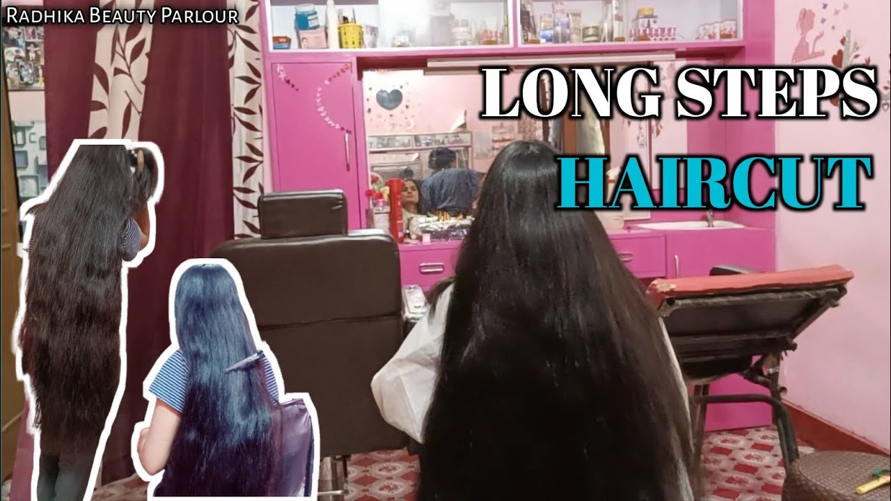 long hair cutting full ||steps video long ||hair cutting very beautiful haircut ✂️😱😳