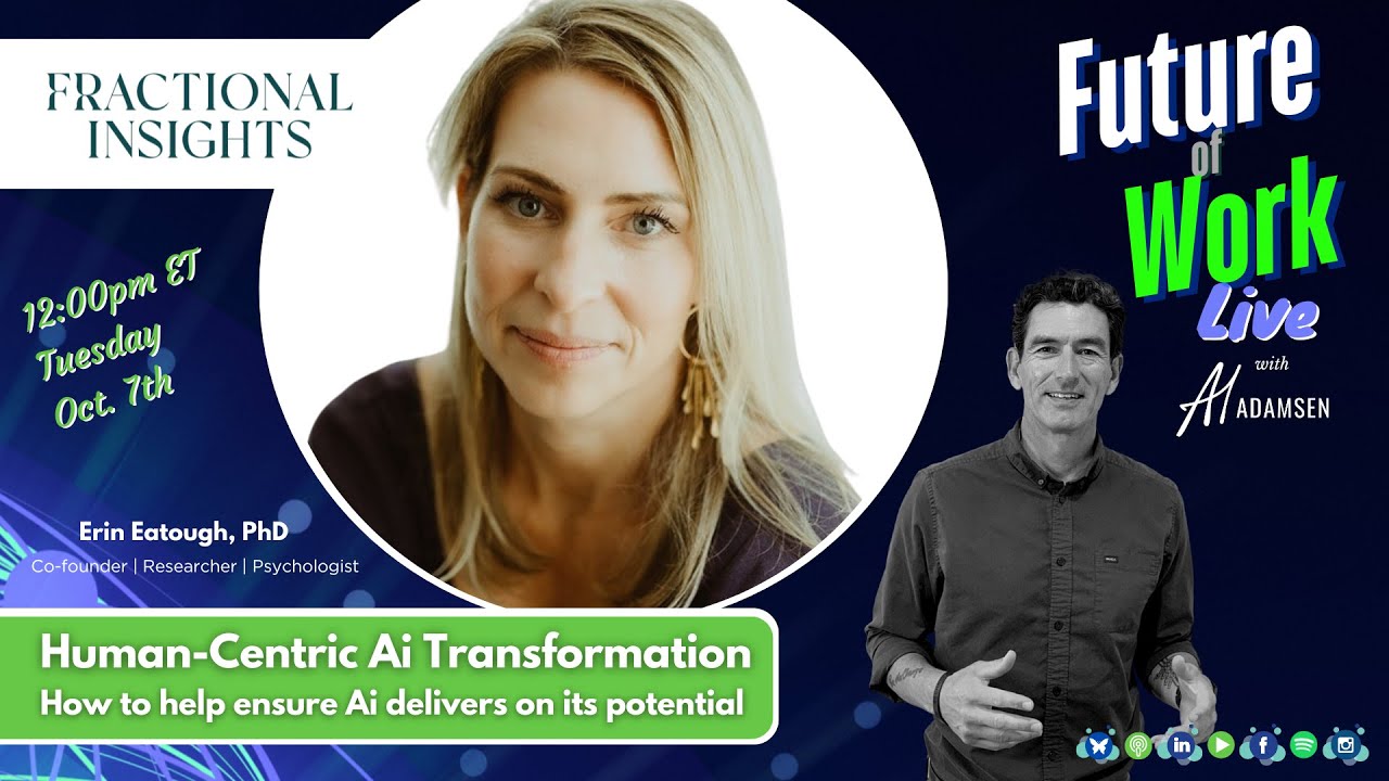 Erin Eatough, PhD on Human-Centric AI Transformation
