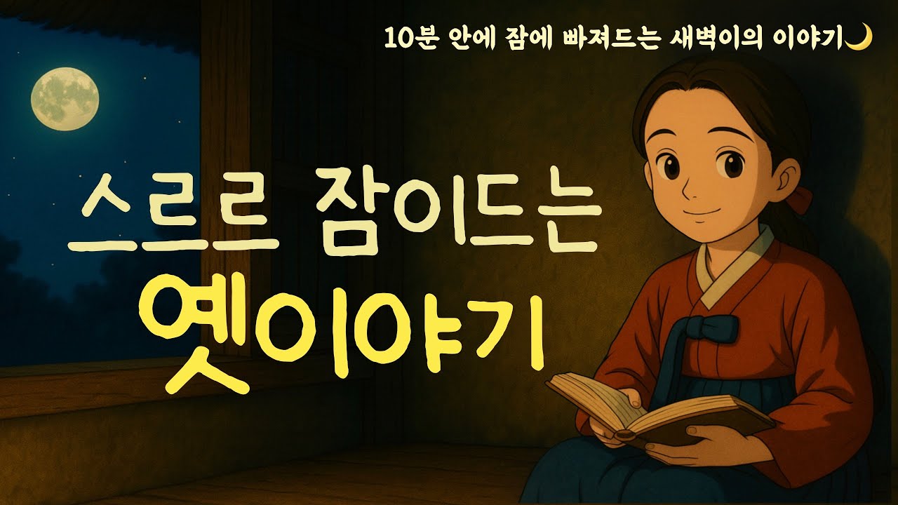 듣기만해도 스르르 잠이오는 옛이야기|푹자고싶을때|잠이안올때|귀가심심할때|수면영상오디오북