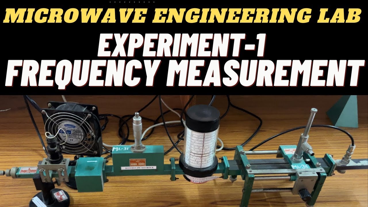 Microwave Lab Verification of Frequency Expression | Microwave Lab | Dr Praveen Naidu Vummadisetty
