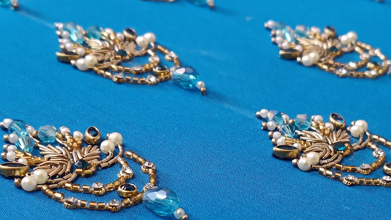 Jewellery type butta embroidery