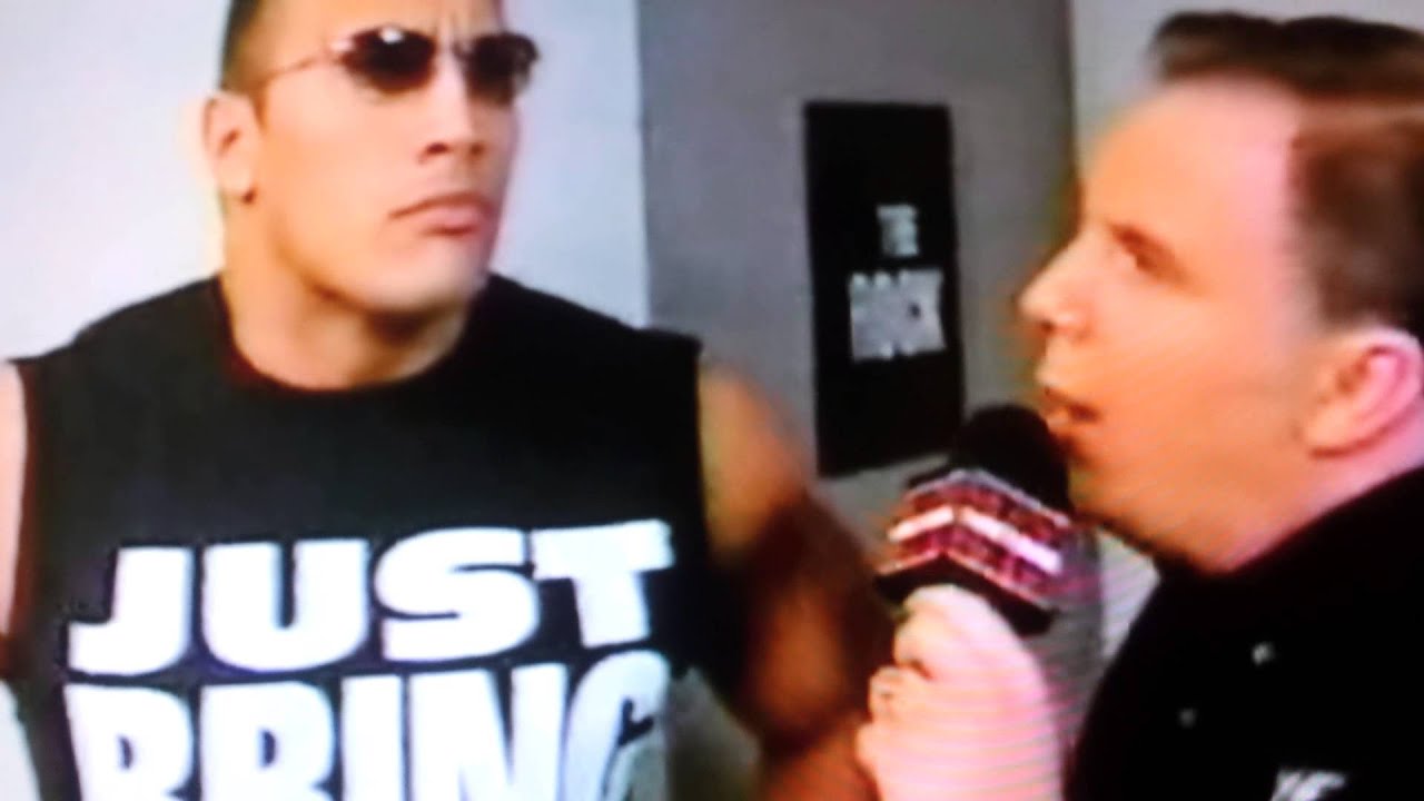 Pat Patterson walks in on a Rock Promo