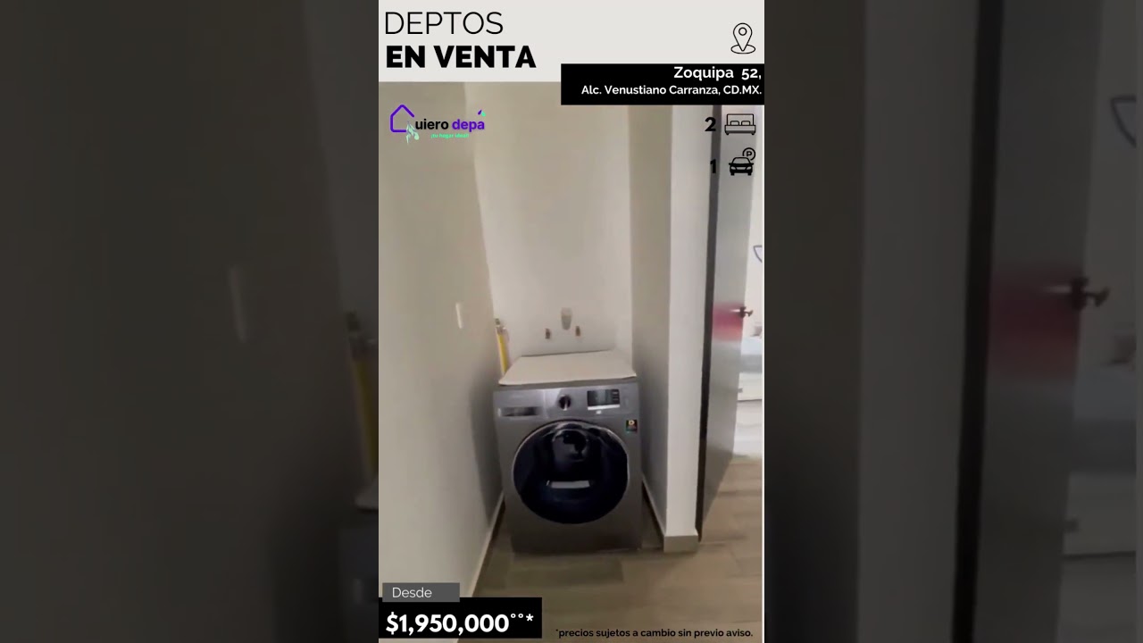 &Uacute;ltimos departamentos en venta, Zoquipa 52, Merced Balbuena  #bienesraices  #cr&eacute;ditohipotecario