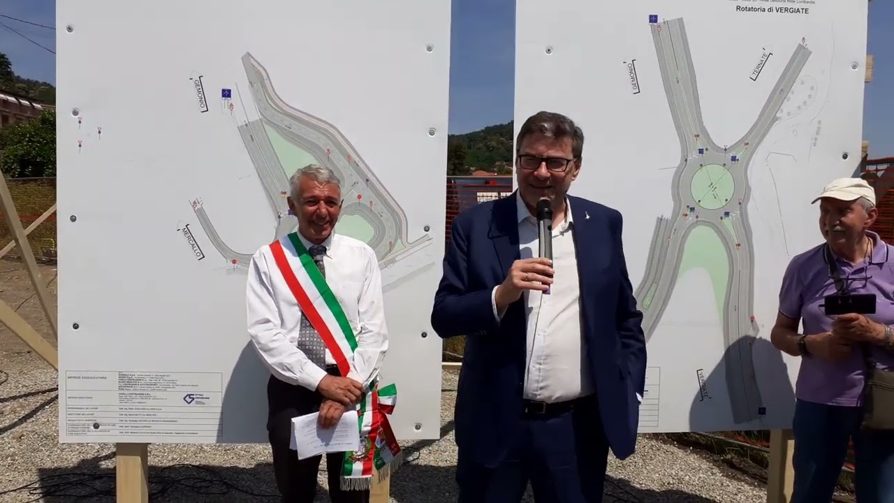 Rotonde sulla Vergiate-Besozzo, via ai lavori. Le parole del ministro Giorgetti
