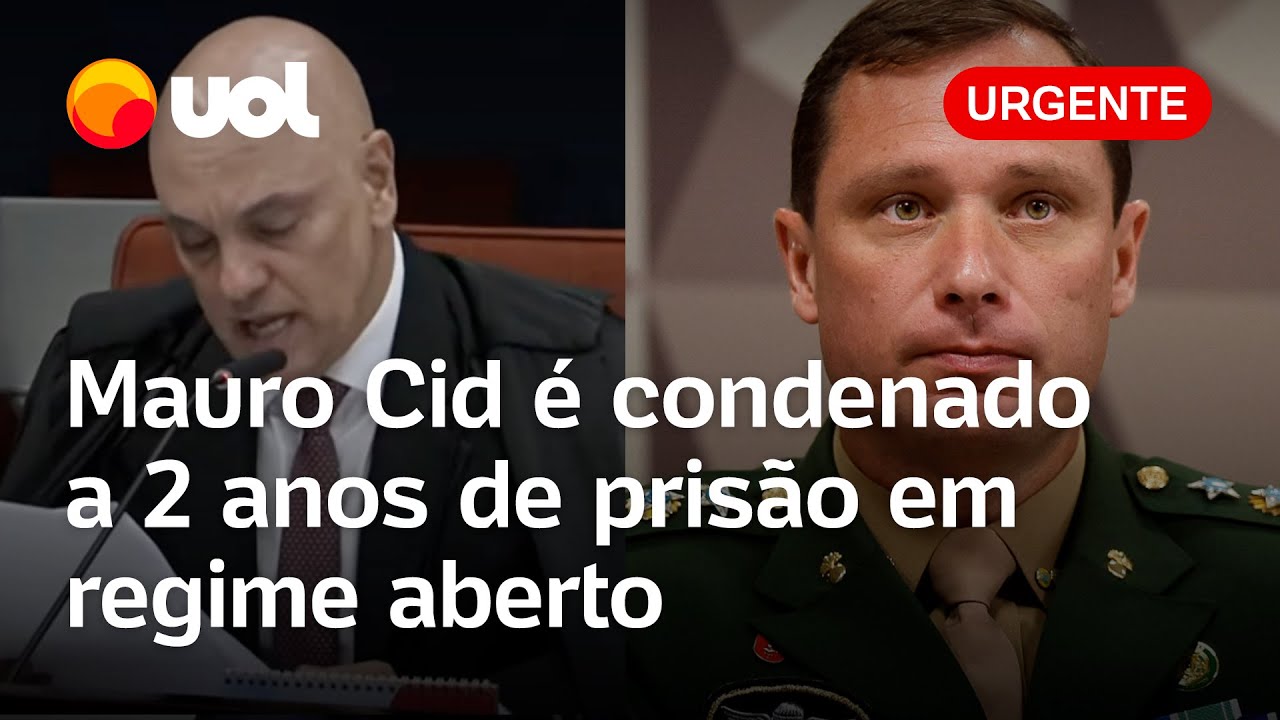Mauro Cid é condenado a 2 anos em regime aberto pelo STF, com benefício por delação