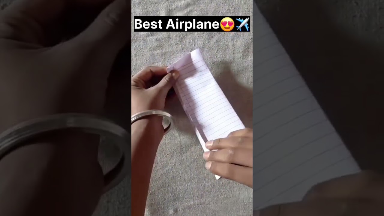 world's best paper airplane tutorial 🤗✈️, viral circular airplane tube paper plane