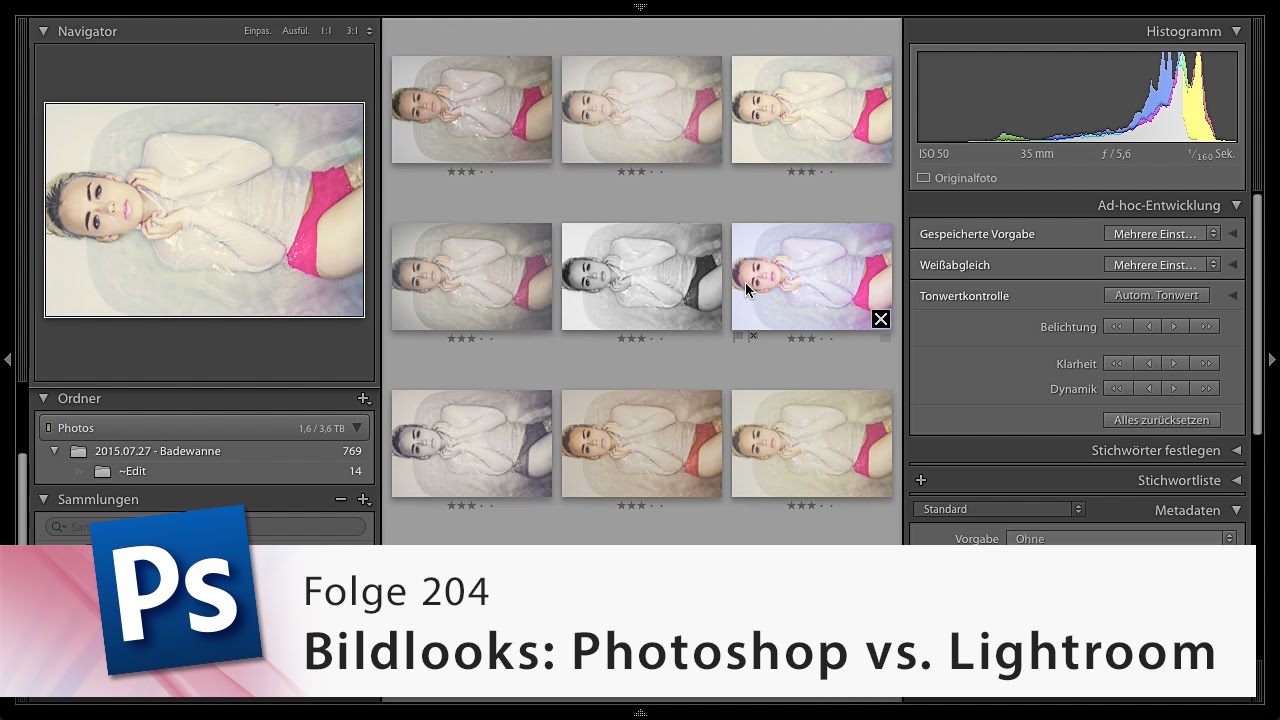 Bildlooks: Photoshop vs. Lightroom – Die Photoshop-Profis – Folge 204