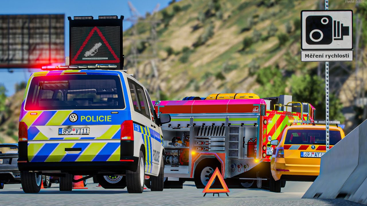 Obrovská DOPRAVNÍ NEHODA!🚨a ZFETOVANÝ mladý řidič😮| ThinLine DOJRP | PČR