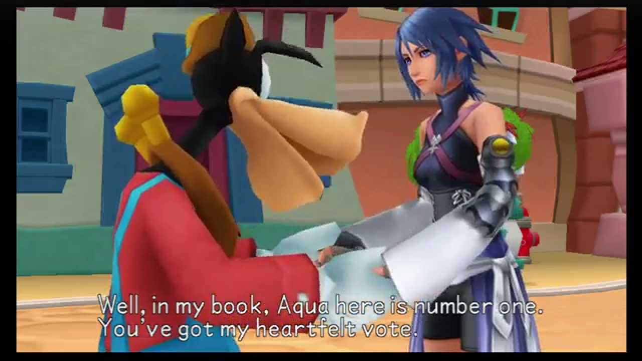 Kingdom Hearts HD 2.5 Remix - Birth by Sleep Final Mix [Aqua ~ Disney Town ~ Part 30]