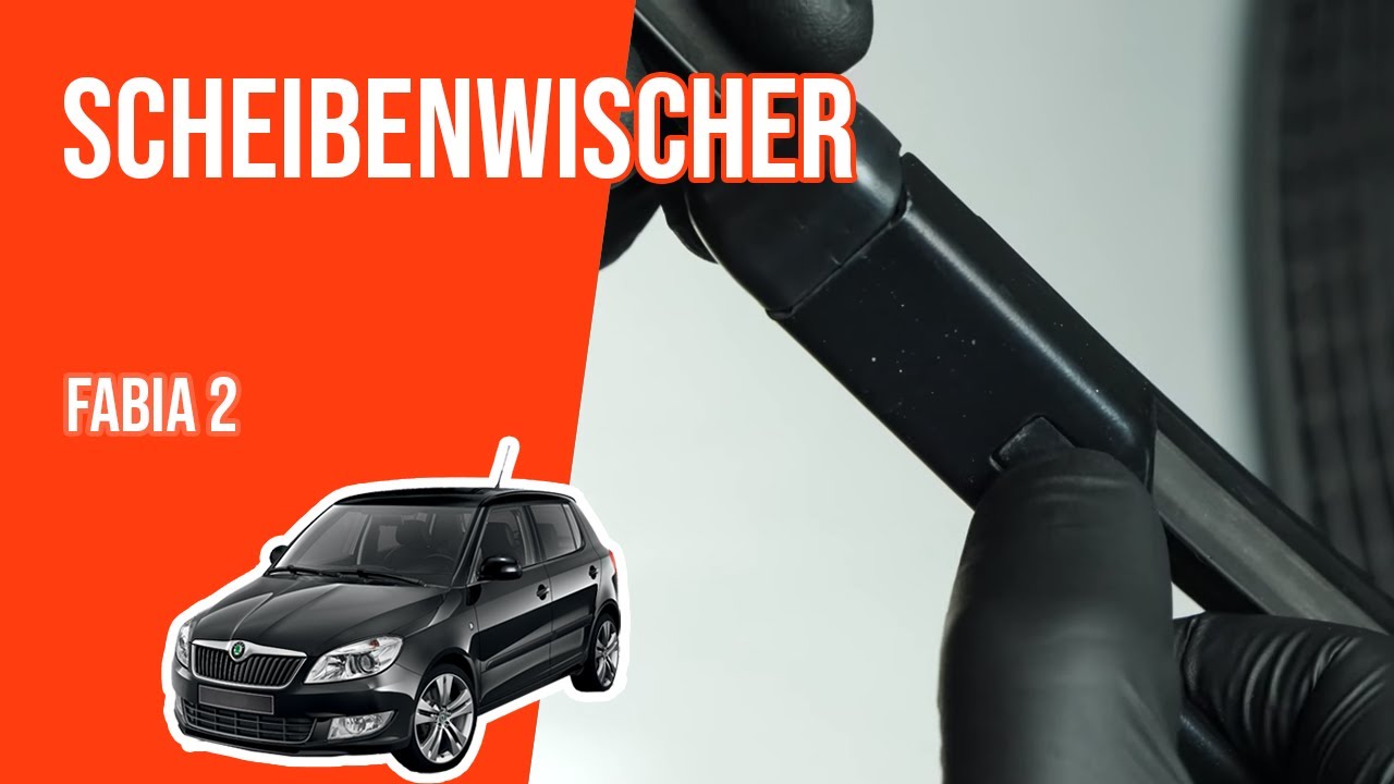 Wie Fabia 2 Scheibenwischer wechseln 🌧
