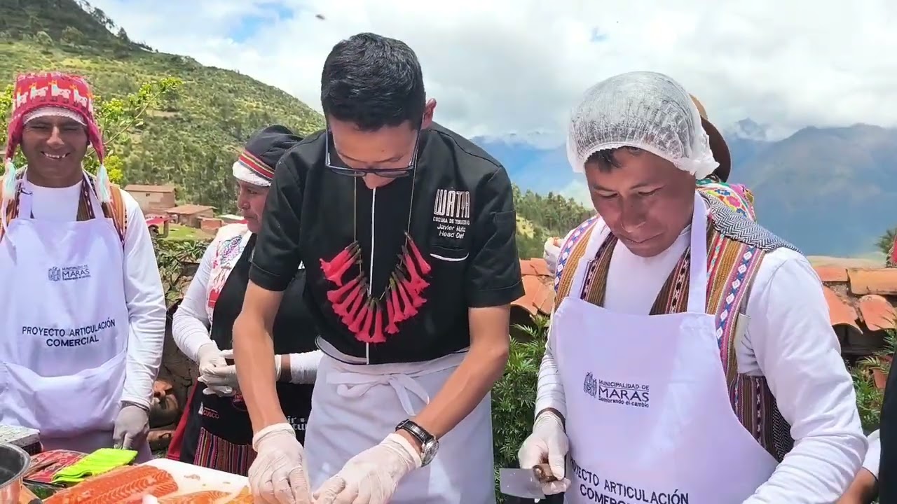 Capacitación  Gastronómica en la comunidad de Misminay.