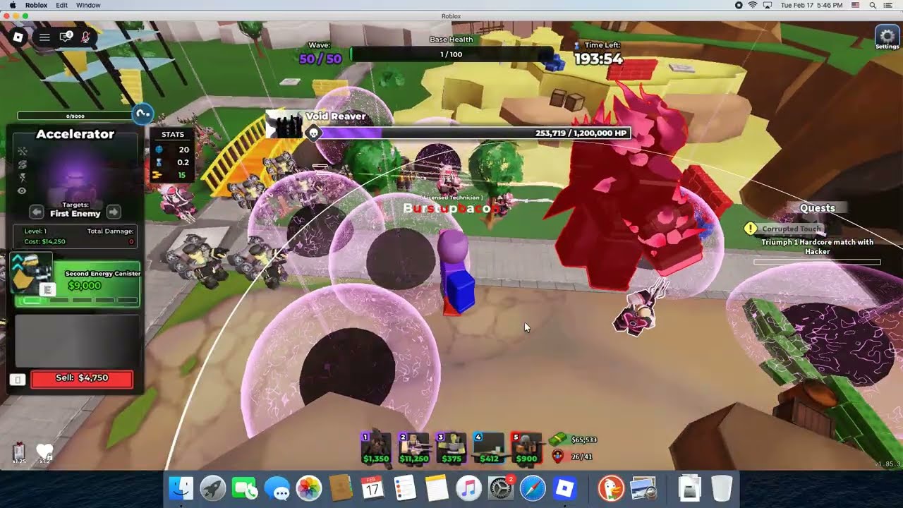 Tds solo HC closest attempt (238k hp void reaver)