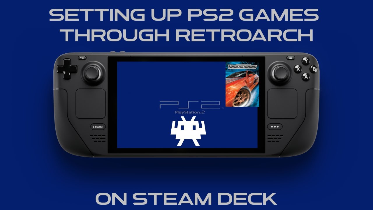 Setting up PS2 on RetroArch on the Steam Deck