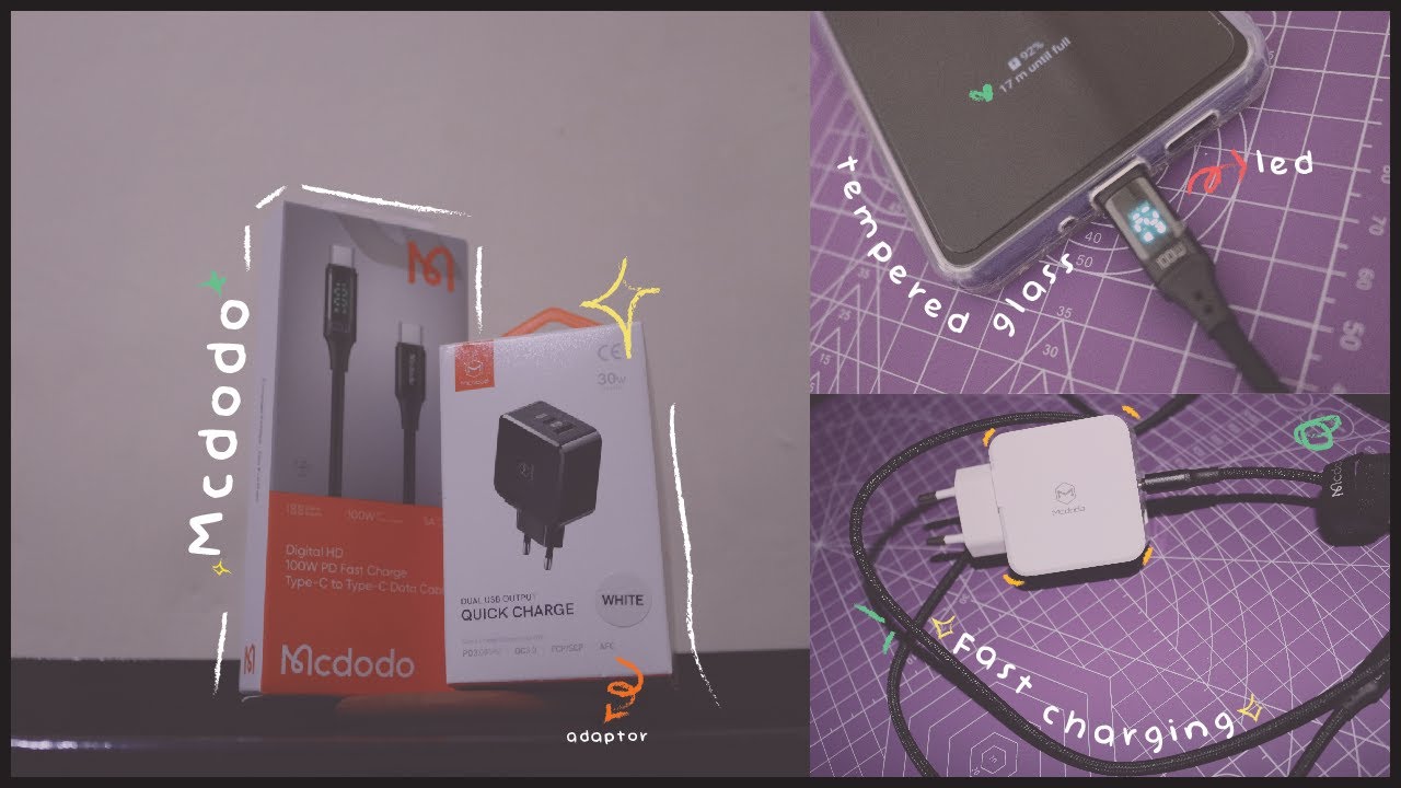 [DARK ROOM] 💫 unboxing samsung a73 5g accessories + mc dodo (adaptor&charger)💫