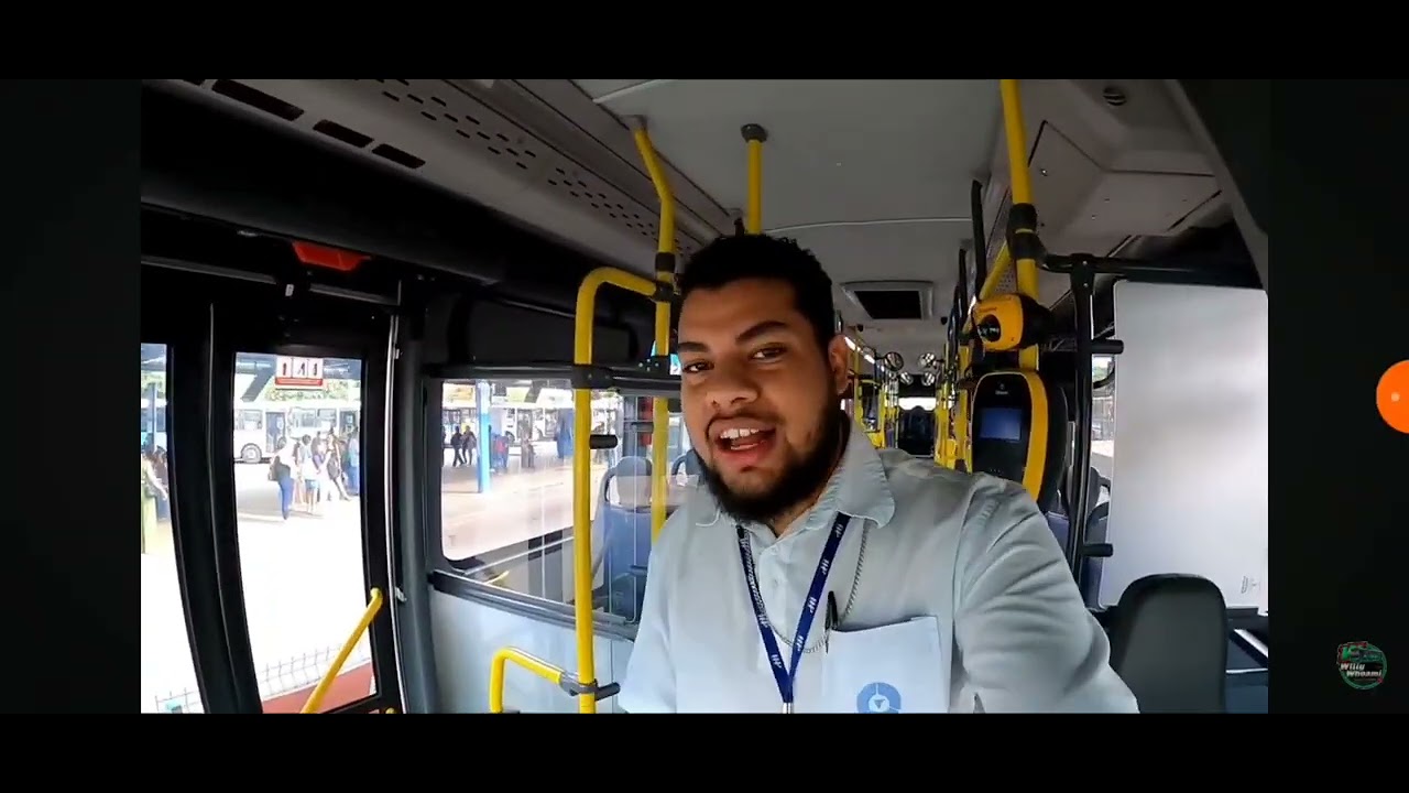 Vendo vídeo do cara dirigindo ônibus 100% elétrico no eixo Anhanguera  RMTC Goiânia (Parte 1)