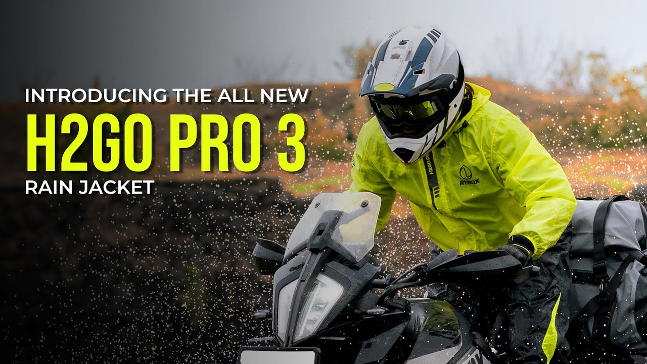 Introducing the Rynox H2Go Pro 3 Rain Jacket