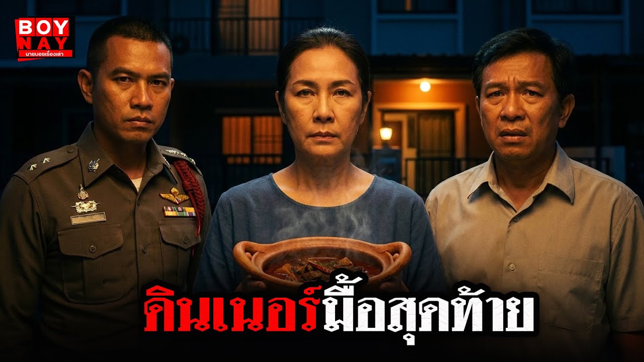 ดินเนอร์มื้อสุดท้าย (นายบอยเรื่องเล่า) เมียจัดเมนูแซ่บสยองให้ผัว เป็นมื้อสุดท้าย