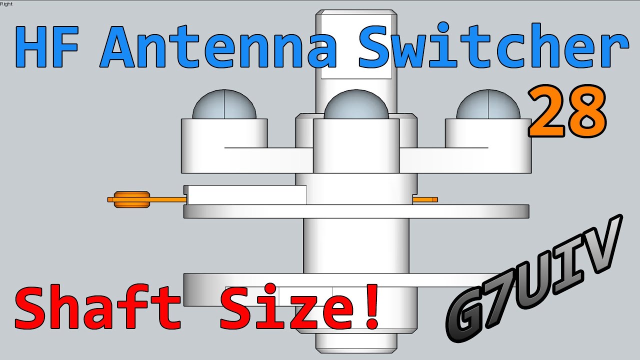 7 Band HF Antenna Switcher 28 - Strengthening The Shaft - Continuum - G7UIV David