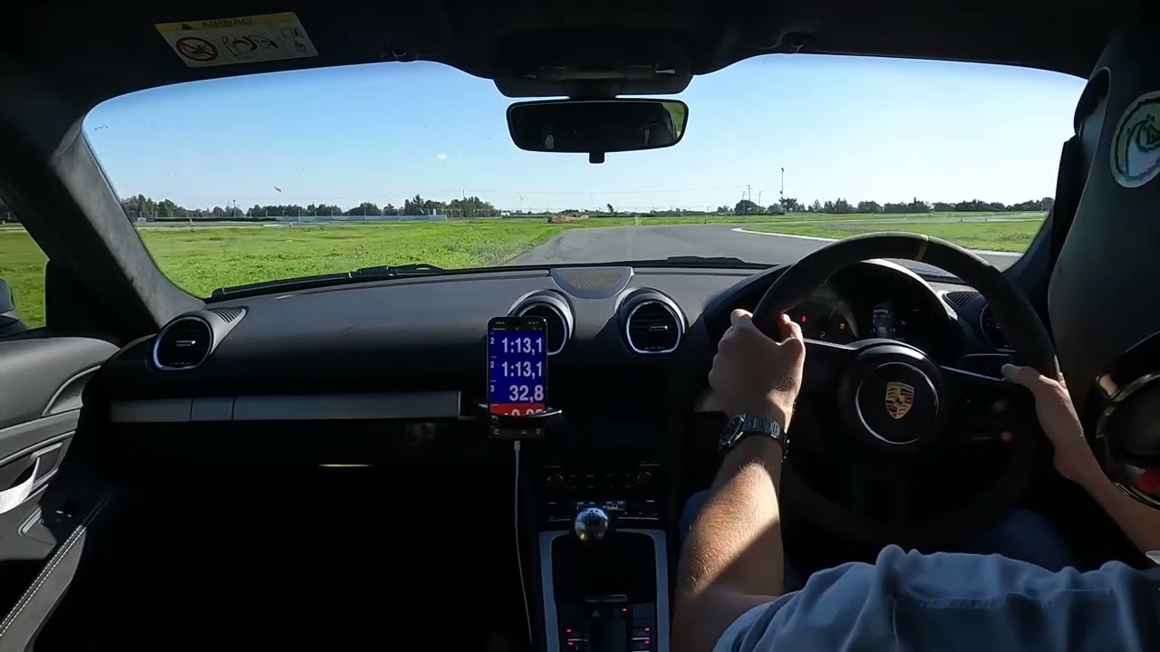 Porsche GT4 at Achna Speedway (1:12.7)